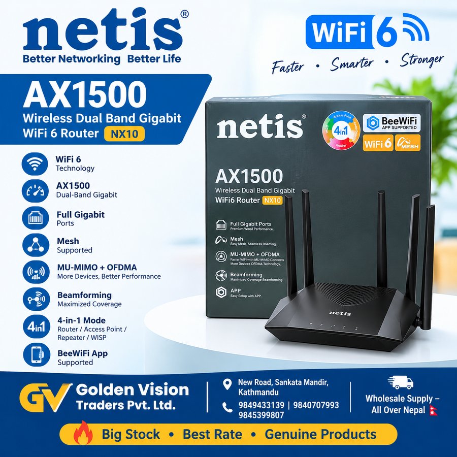 AX1500 Dual-Band Gigabit Router